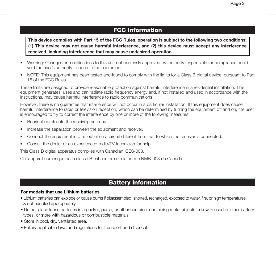 Page 3 of 12 - Ihome Ihome-Ip18-Users-Manual-  Ihome-ip18-users-manual