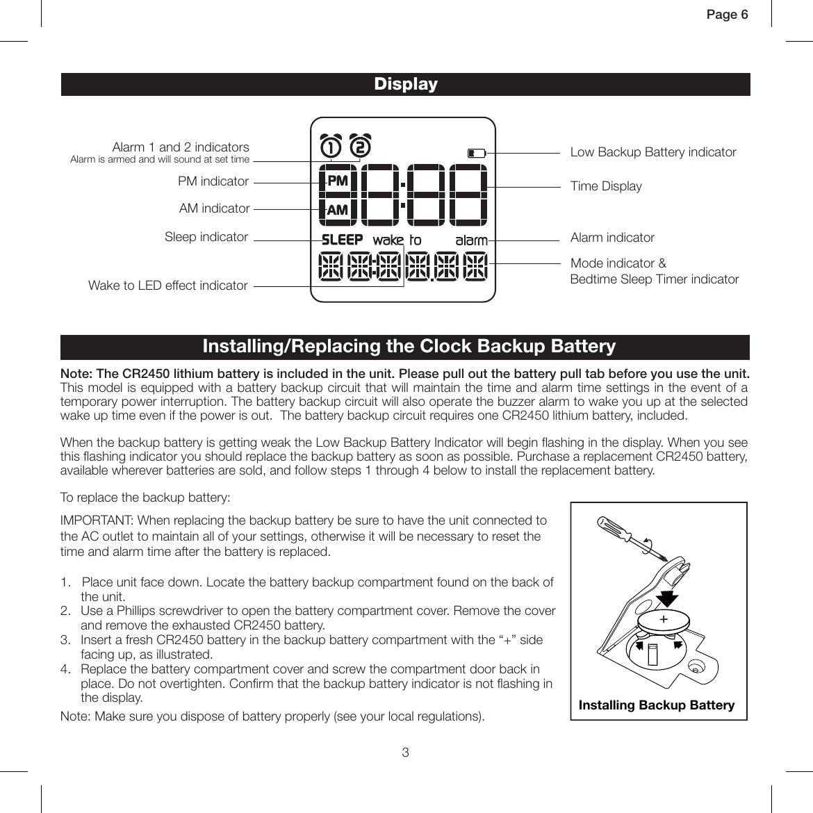 Page 6 of 12 - Ihome Ihome-Ip18-Users-Manual-  Ihome-ip18-users-manual
