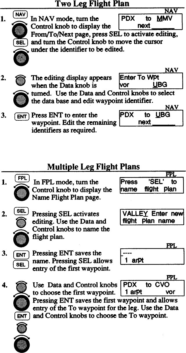 Page 3 of 4 - Ii-Morrow-Inc Ii-Morrow-Inc-Apollo-820-Flybuddy-Gps-820-Users-Manual- Apollo 820 Quick Reference Guide 561-0070  Ii-morrow-inc-apollo-820-flybuddy-gps-820-users-manual