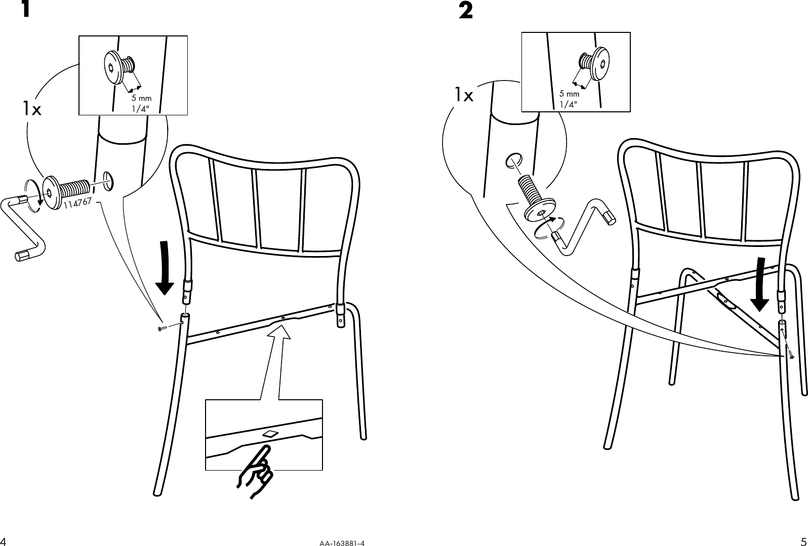 Page 4 of 4 - Ikea Ikea-Agne-Chair-Anti-Blk-Assembly-Instruction