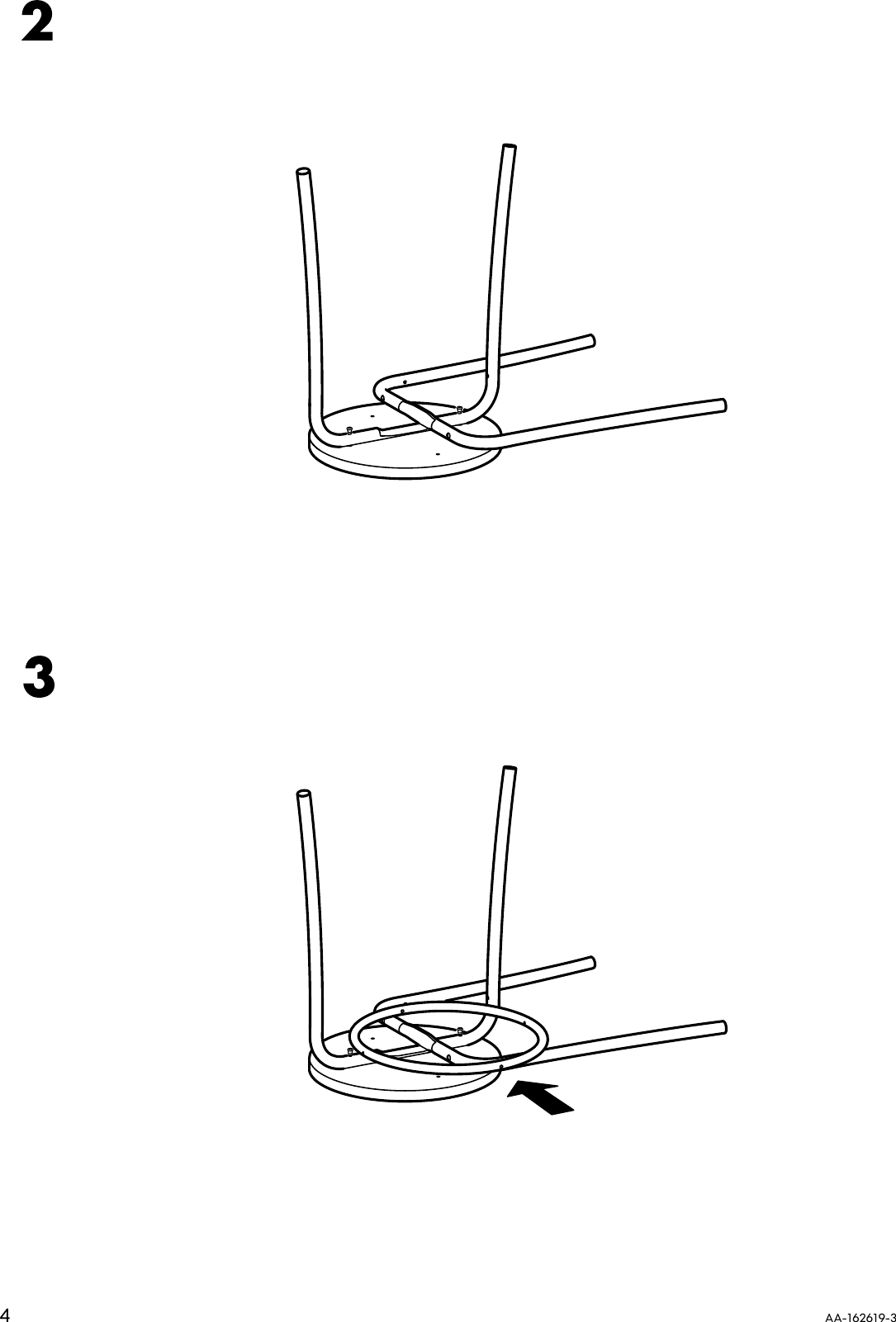 Page 4 of 8 - Ikea Ikea-Agne-Stool-Assembly-Instruction