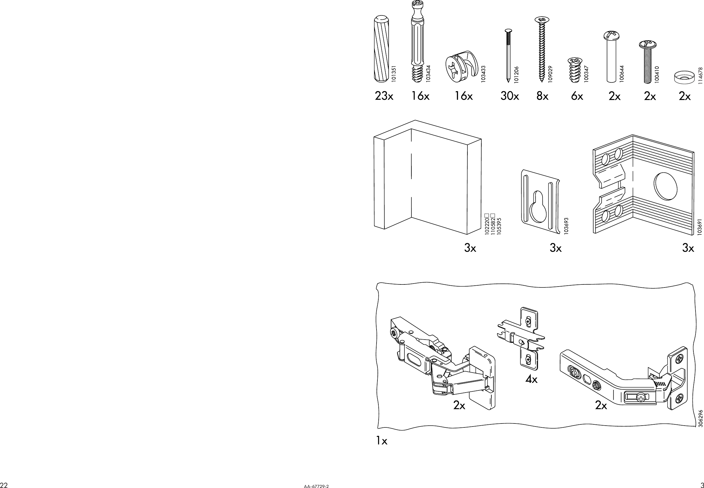 Ikea Akurum Base Corner Cab Assembly Instruction 4
