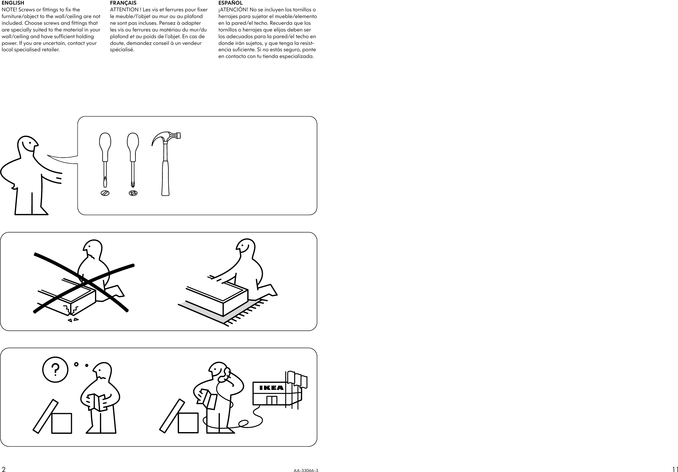 Ikea Akurum High Cabinet Frame Assembly Instruction 5