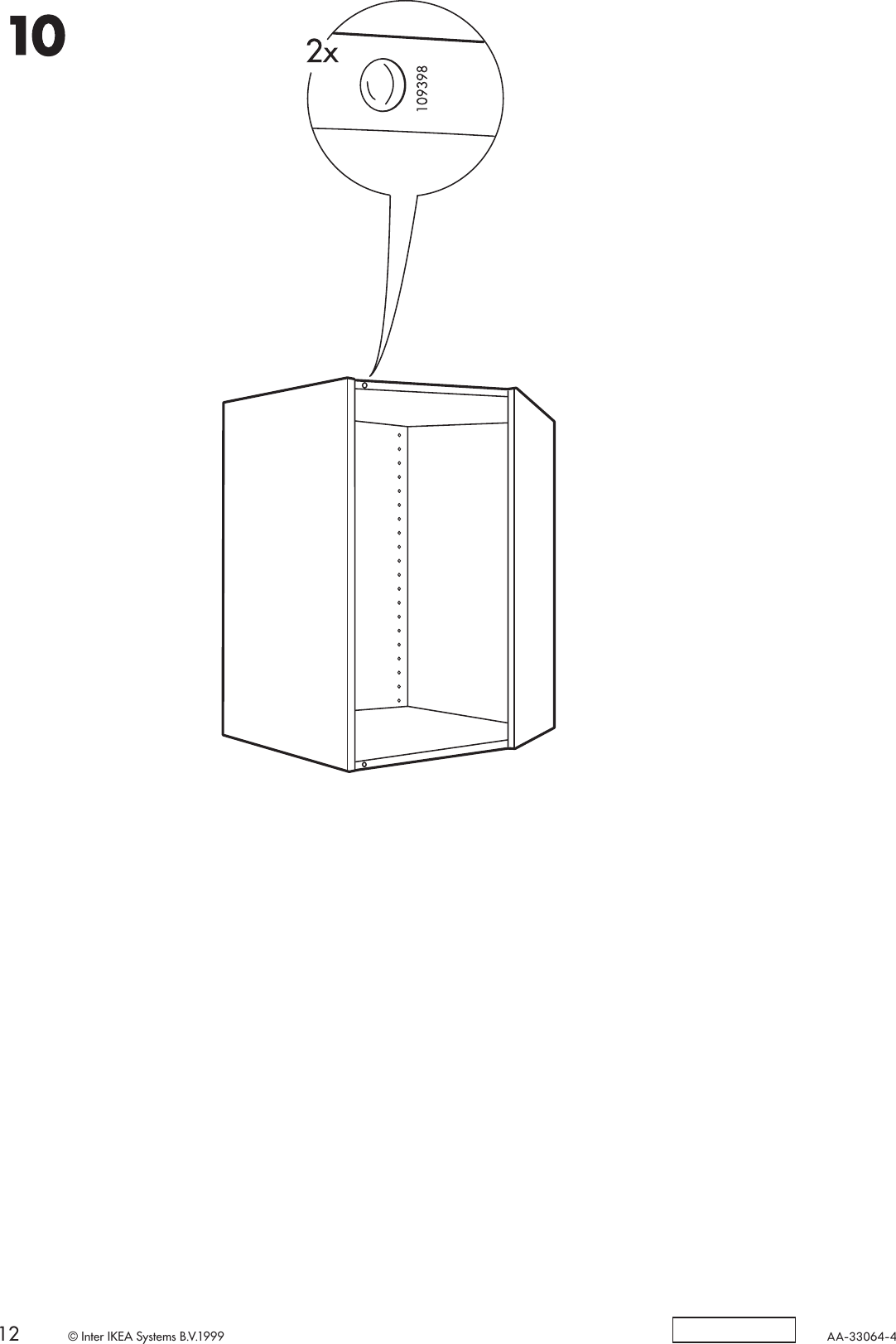 Ikea Akurum Wall Corner Assembly Instruction