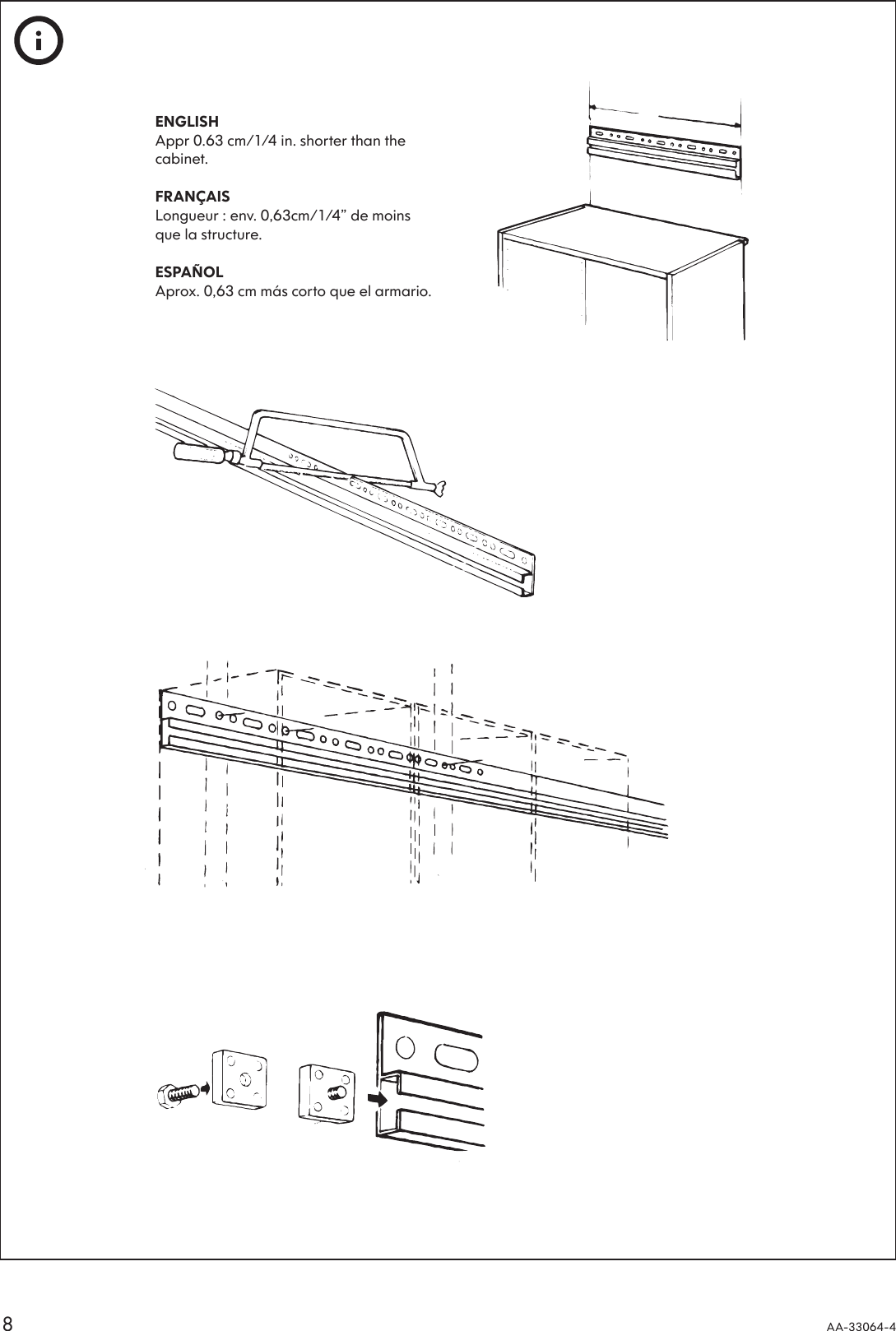 Ikea Akurum Wall Corner Assembly Instruction