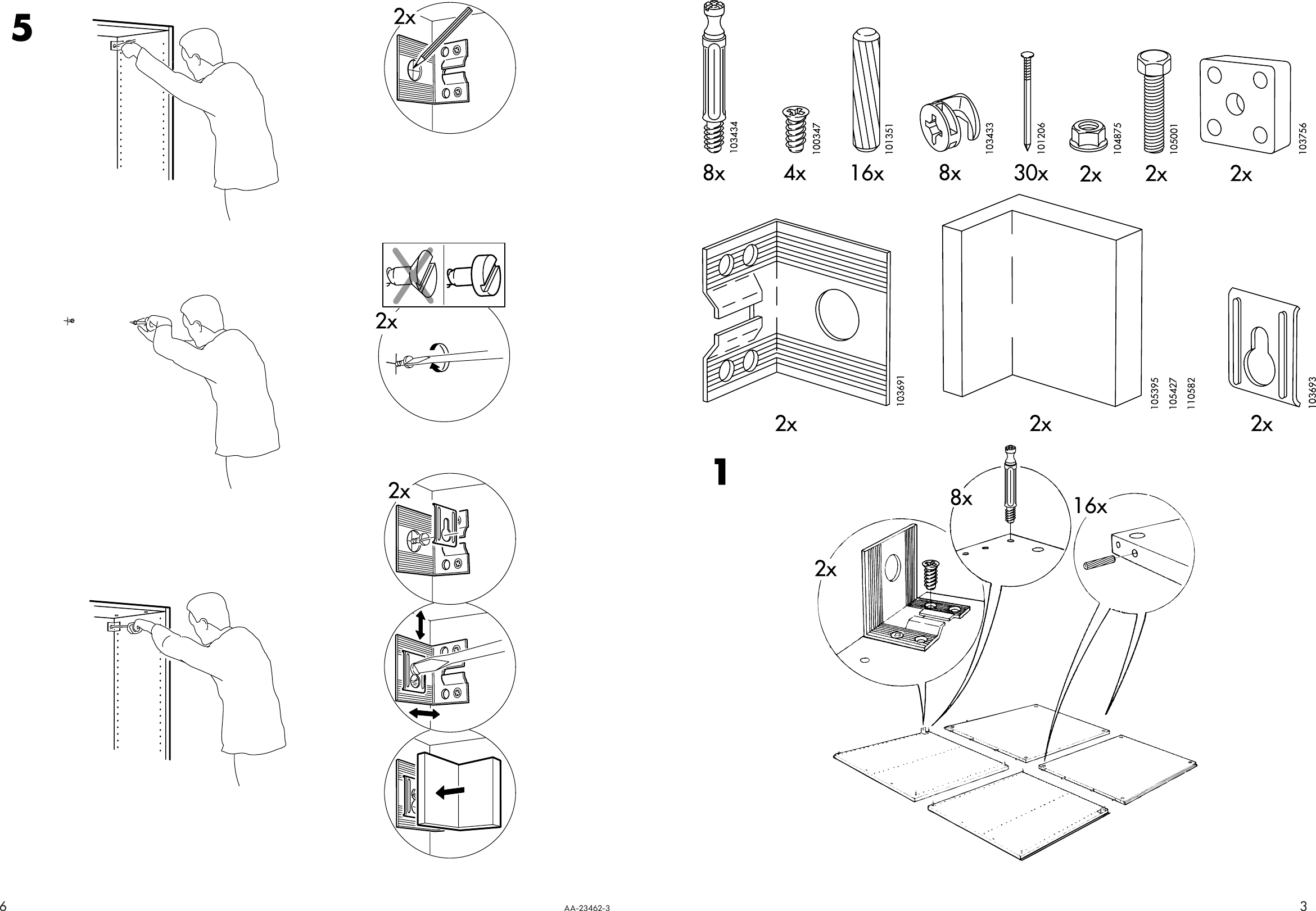 ikea-akurum-wall-top-cabinet-frame-assembly-instruction-3