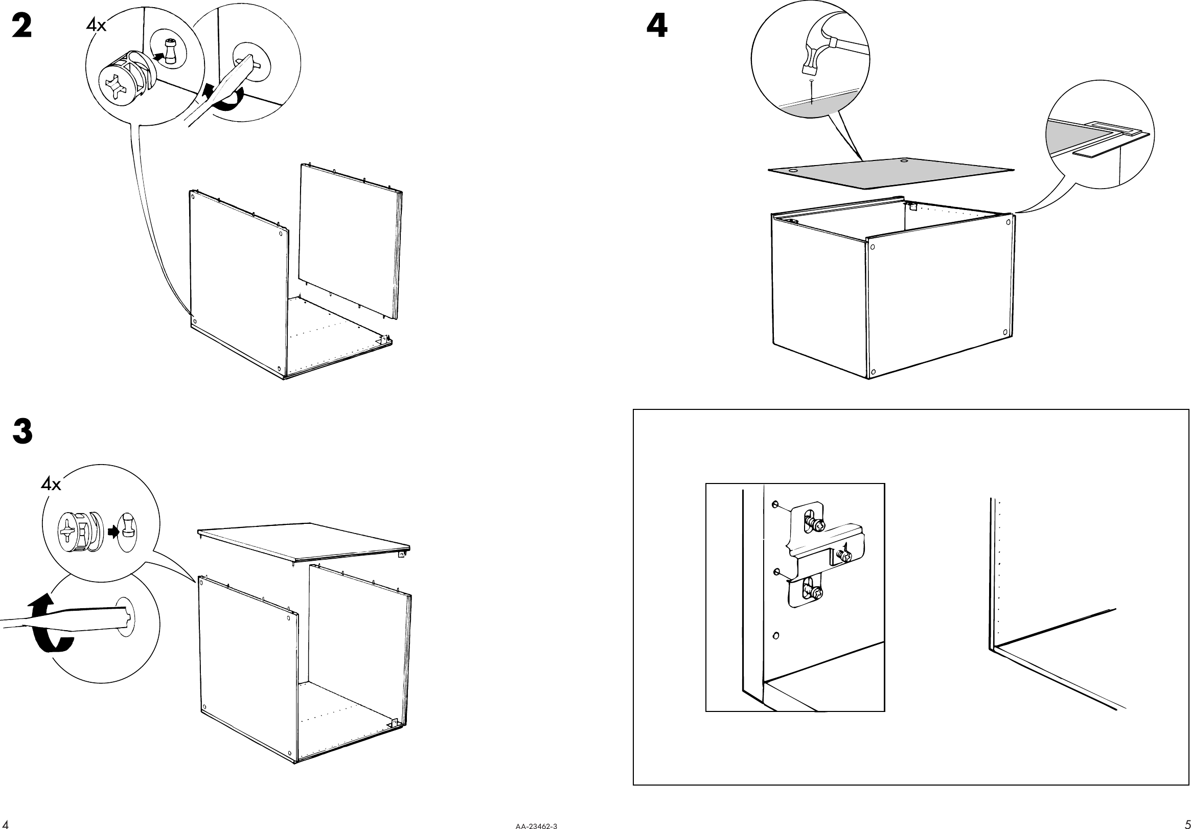 Page 4 of 4 - Ikea Ikea-Akurum-Wall-Top-Cabinet-Frame-Assembly-Instruction-3  Ikea-akurum-wall-top-cabinet-frame-assembly-instruction