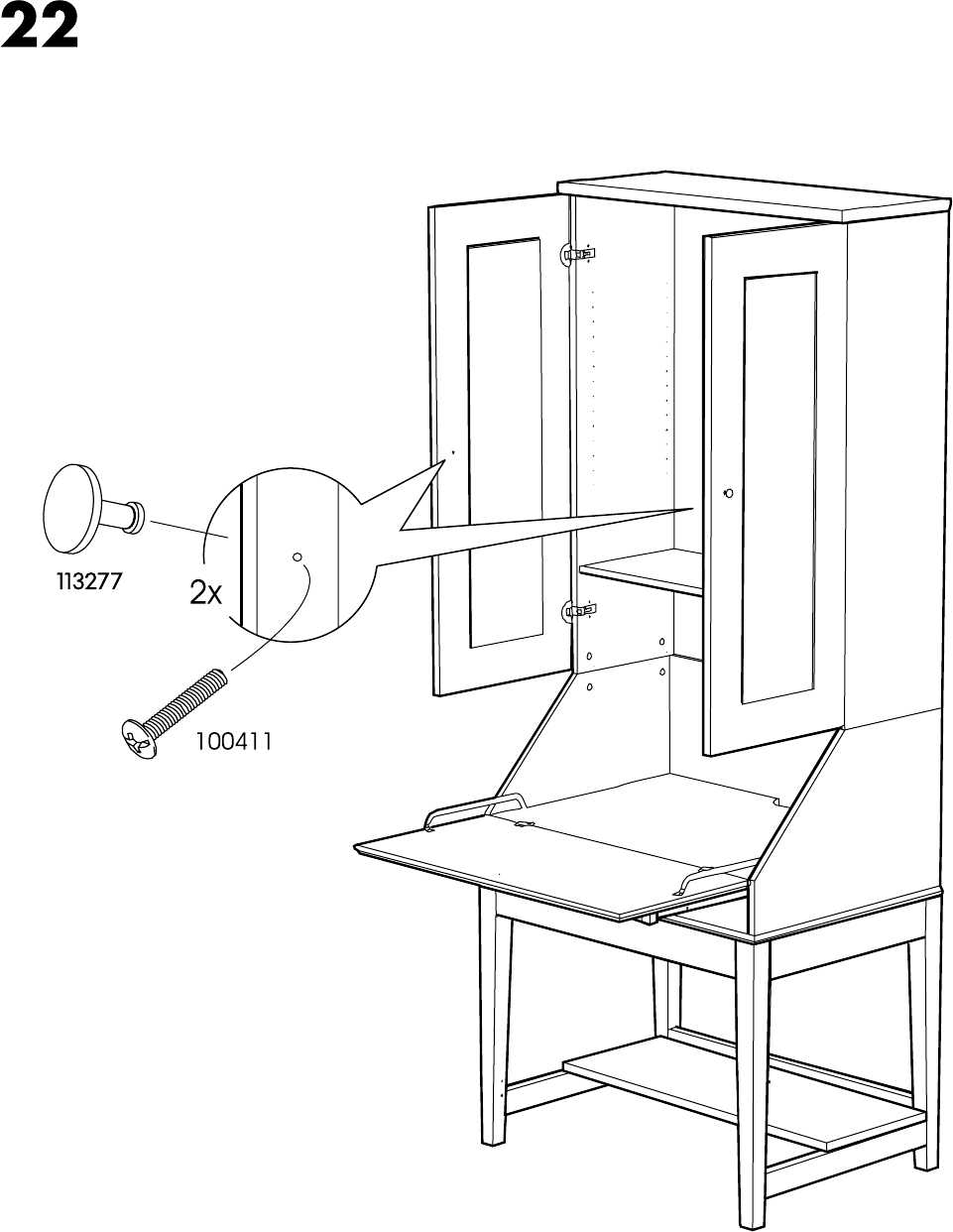 Ikea Alve Addon Unit For Secretary Assembly Instruction