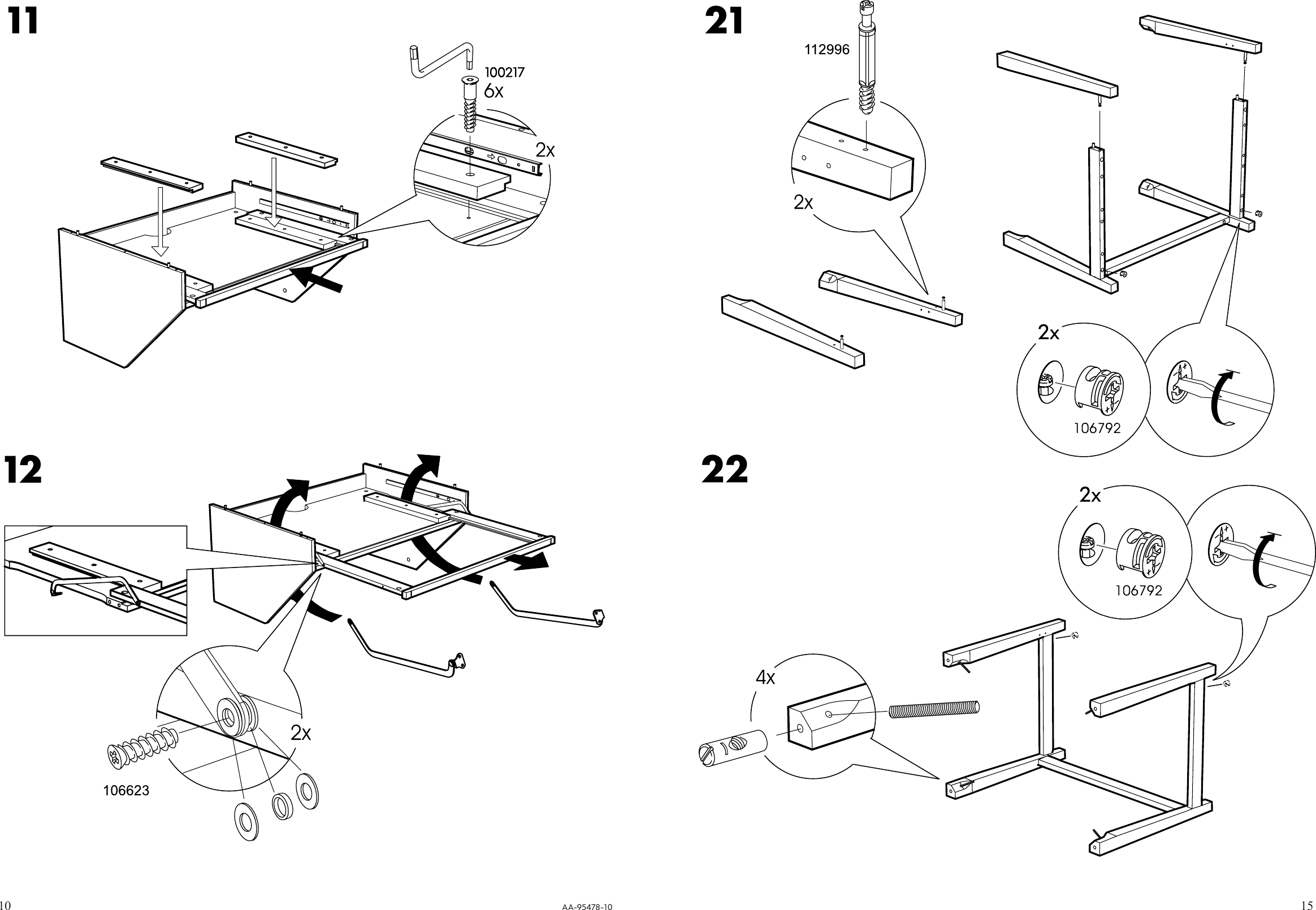Page 10 of 12 - Ikea Ikea-Alve-Secretary-31-7-8X40-1-8-Assembly-Instruction