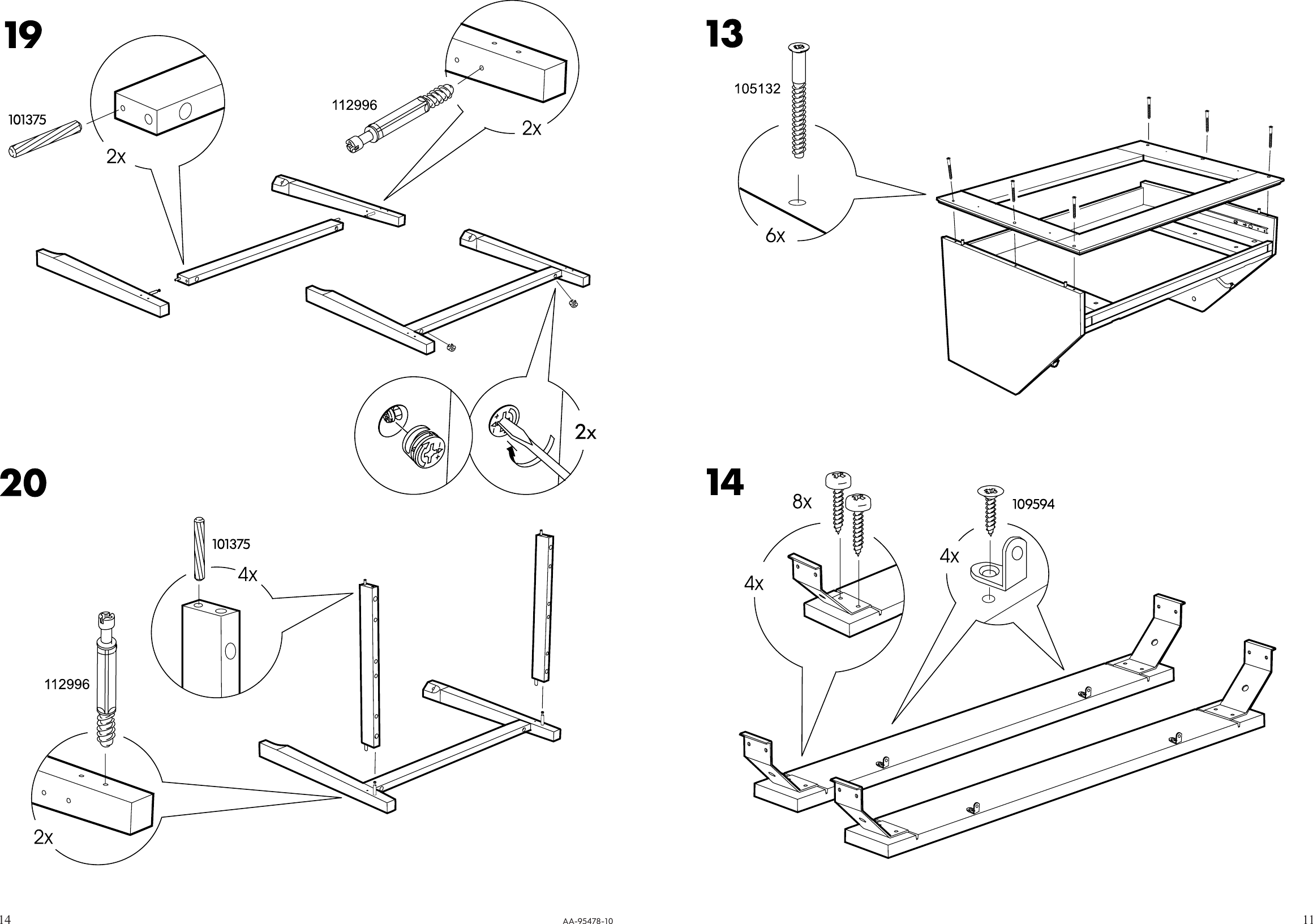 Page 11 of 12 - Ikea Ikea-Alve-Secretary-31-7-8X40-1-8-Assembly-Instruction