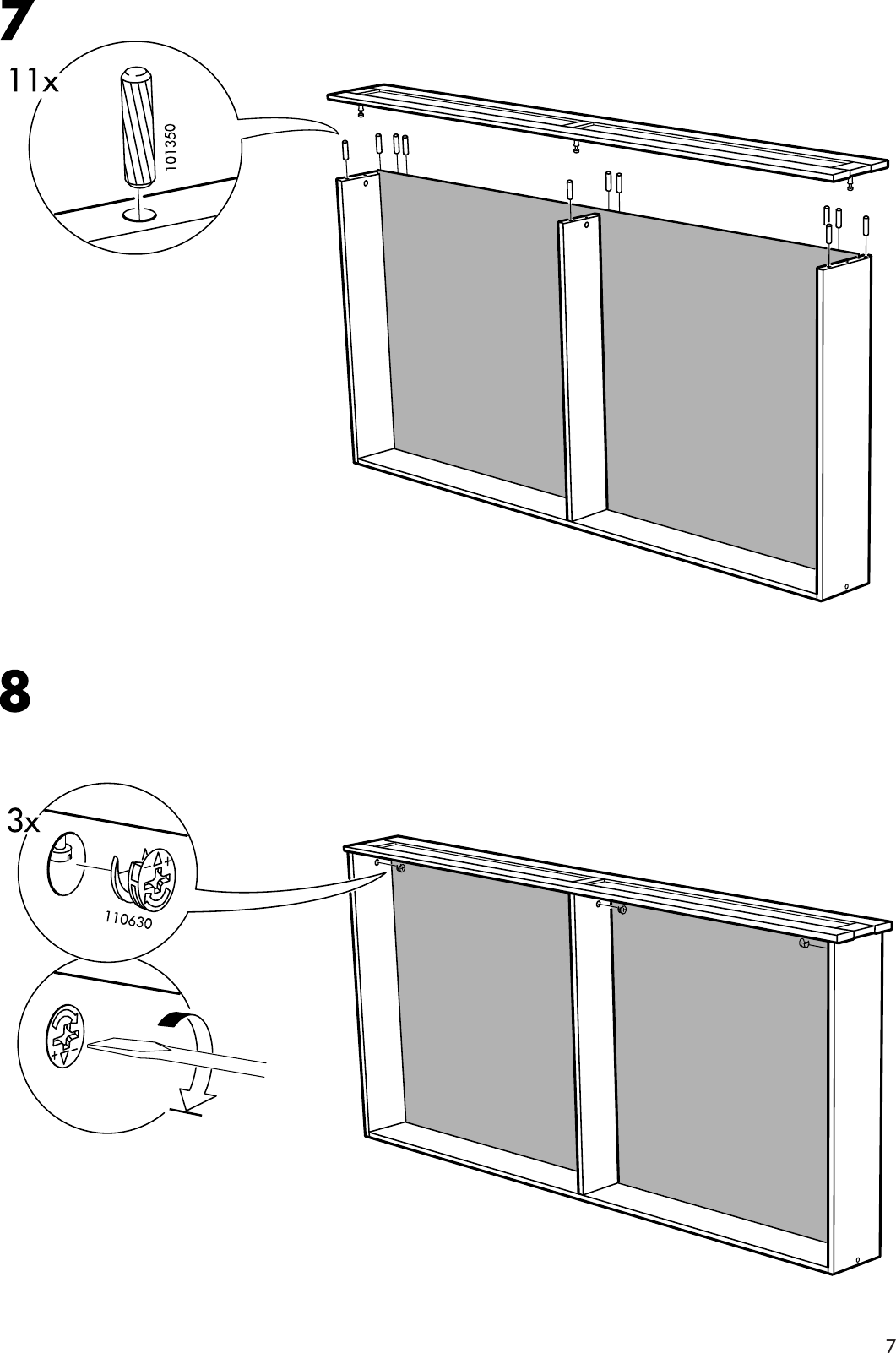 Ikea Aneboda Chest 3draw 16x32 Wht Assembly Instruction