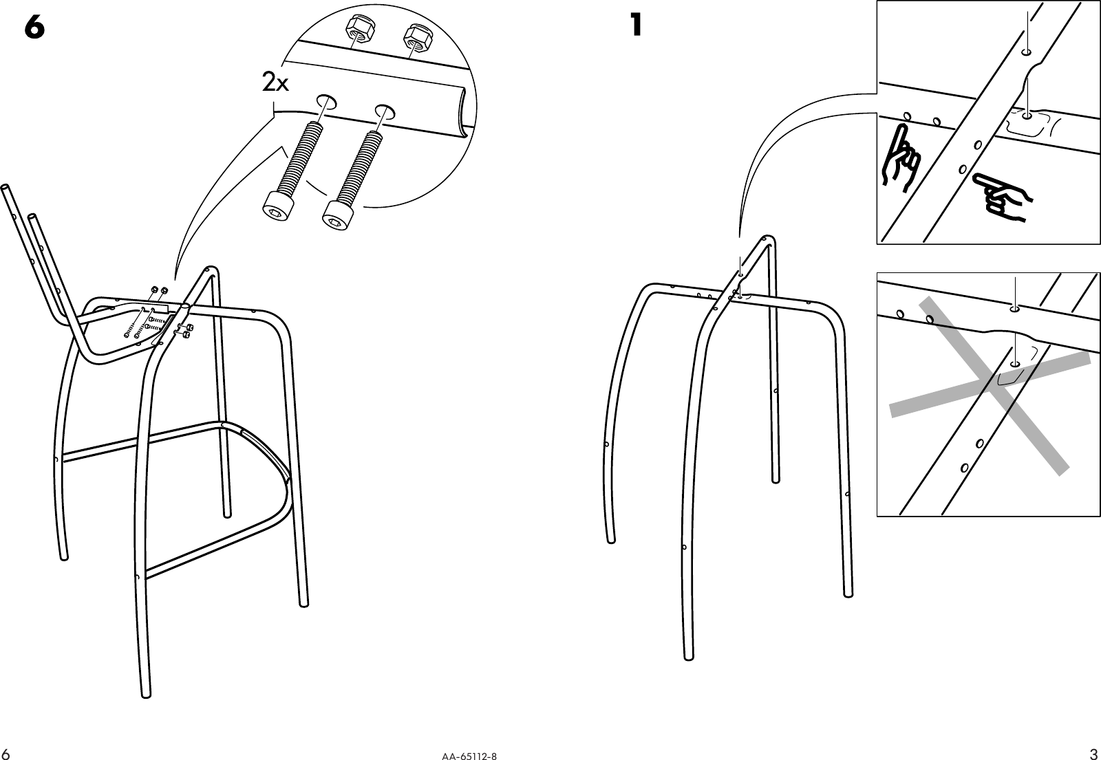 Page 3 of 4 - Ikea Ikea-Anssi-Bar-Stool-Backrest-29-Blk-Assembly-Instruction-2  Ikea-anssi-bar-stool-backrest-29-blk-assembly-instruction