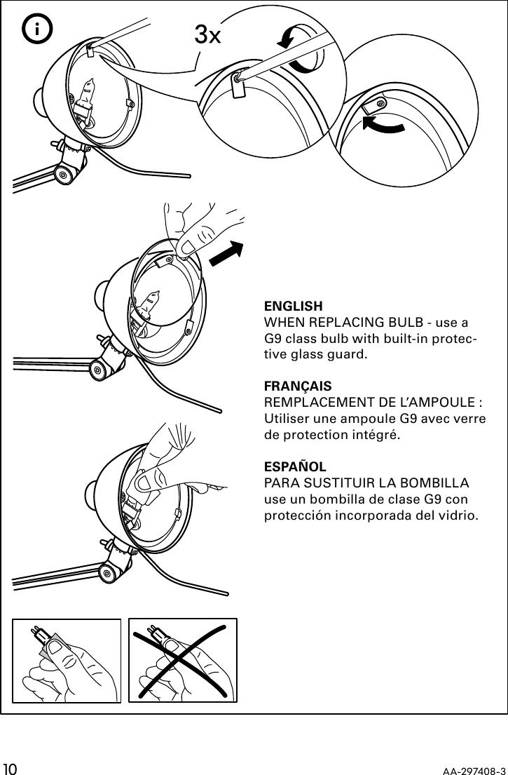 Page 10 of 12 - Ikea Ikea-Antifoni-Work-Lamp-Assembly-Instruction