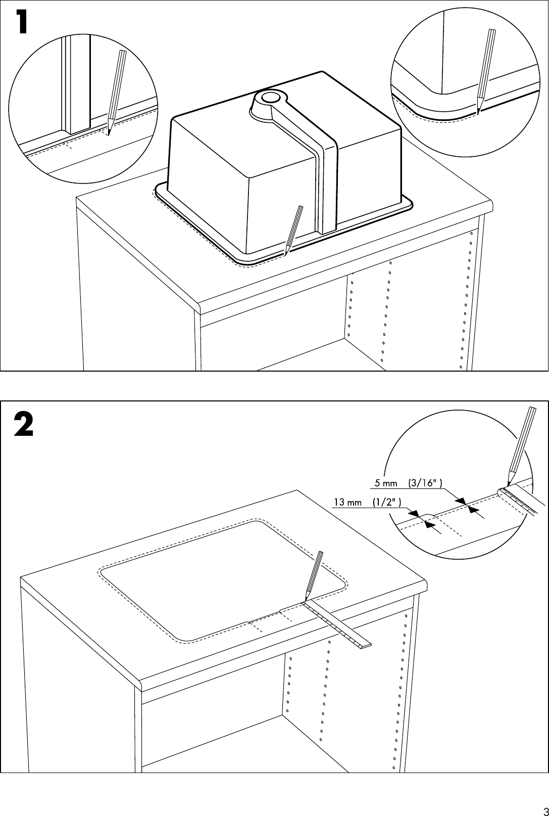 Page 3 of 8 - Ikea Ikea-Aspskar-Sink-Assembly-Instruction