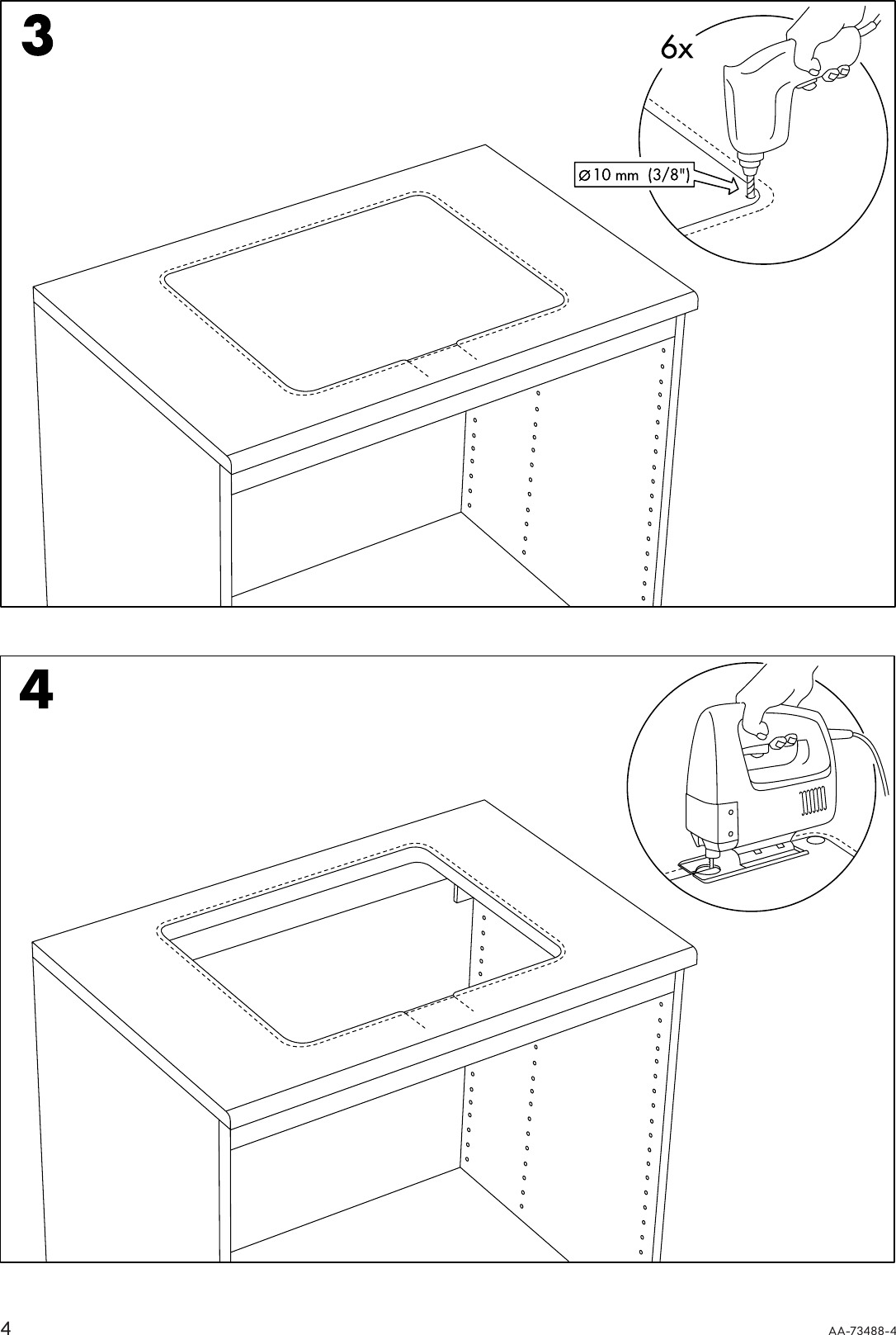 Page 4 of 8 - Ikea Ikea-Aspskar-Sink-Assembly-Instruction