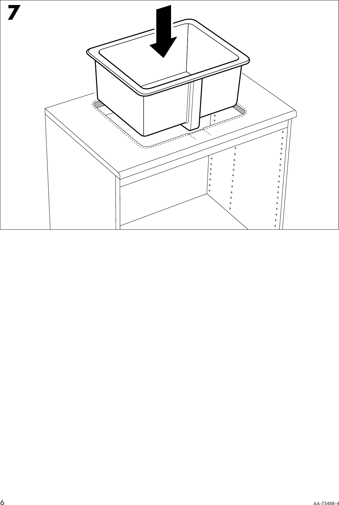 Page 6 of 8 - Ikea Ikea-Aspskar-Sink-Assembly-Instruction