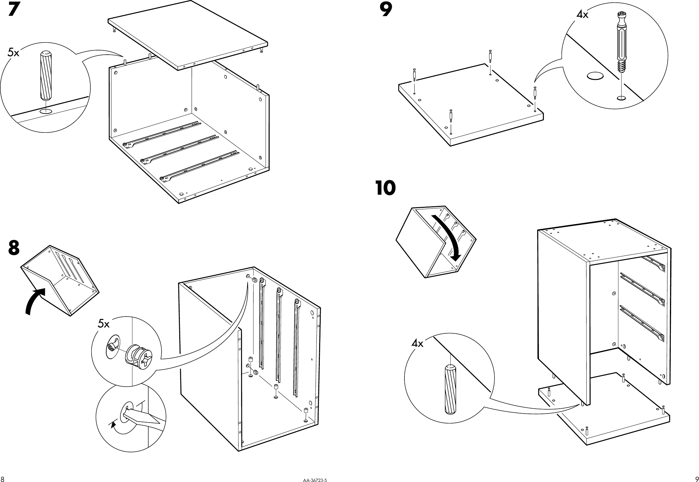 Page 8 of 8 - Ikea Ikea-Attityd-Draw-Unit-20-Assembly-Instruction