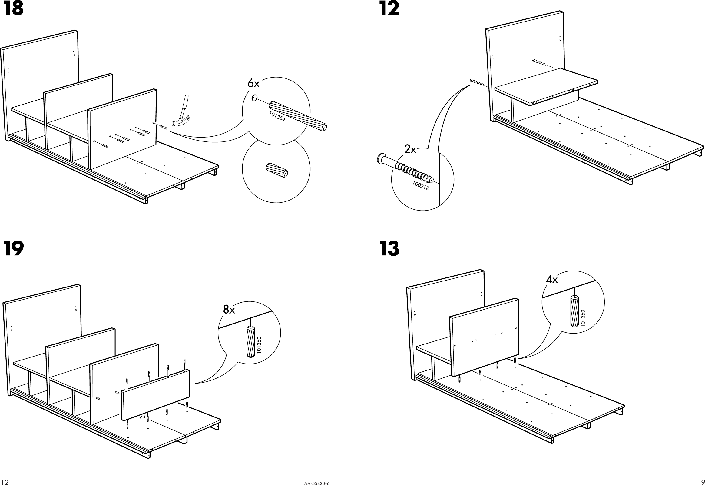 Page 9 of 10 - Ikea Ikea-Bangsund-Bed-Twin-Assembly-Instruction 3