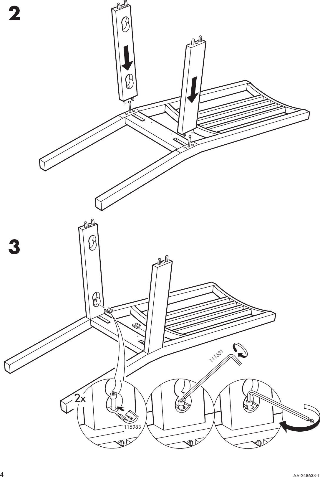 Page 4 of 8 - Ikea Ikea-Barje-Chair-Assembly-Instruction