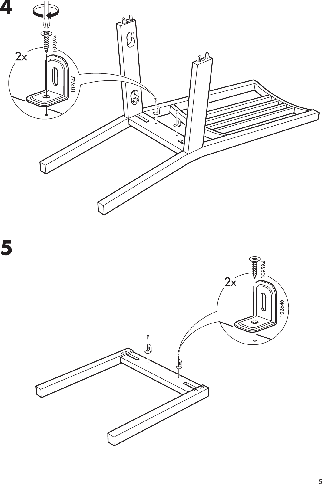 Page 5 of 8 - Ikea Ikea-Barje-Chair-Assembly-Instruction
