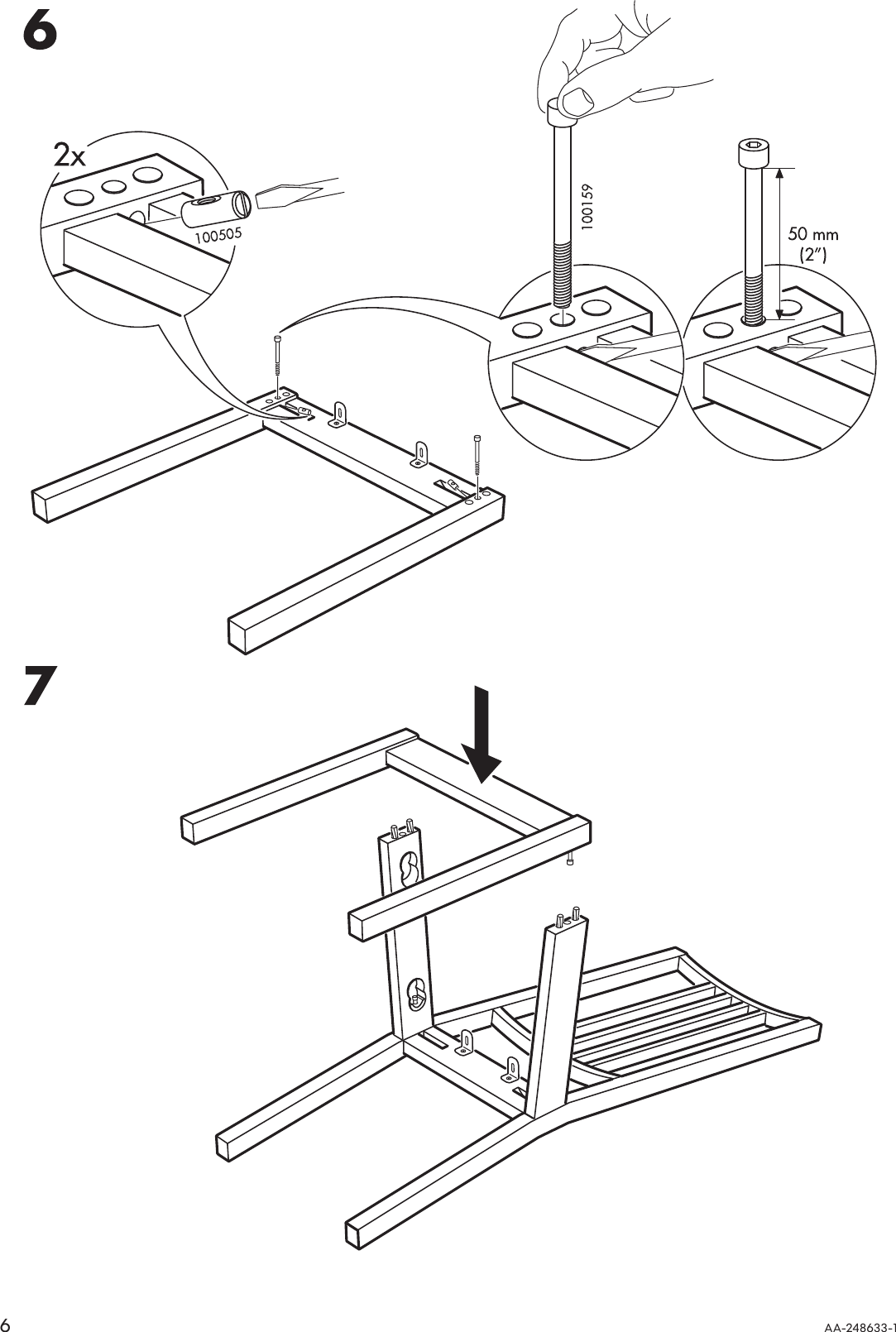 Page 6 of 8 - Ikea Ikea-Barje-Chair-Assembly-Instruction