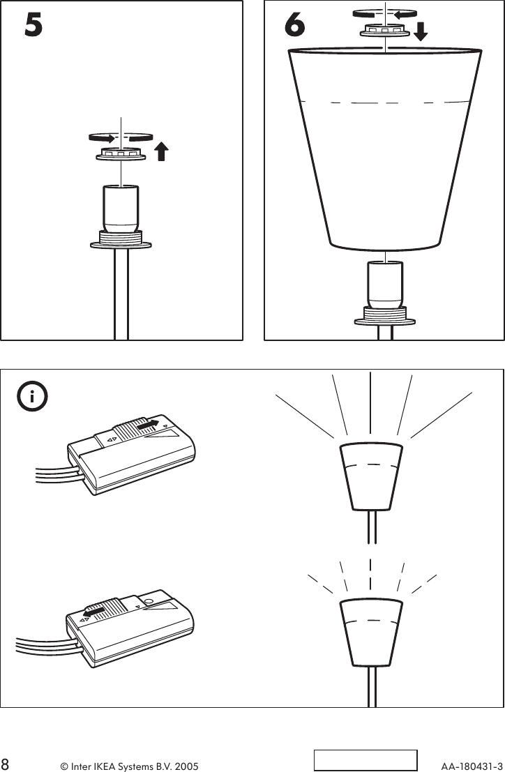 Page 8 of 8 - Ikea Ikea-Basisk-Floor-Uplight-Assembly-Instruction