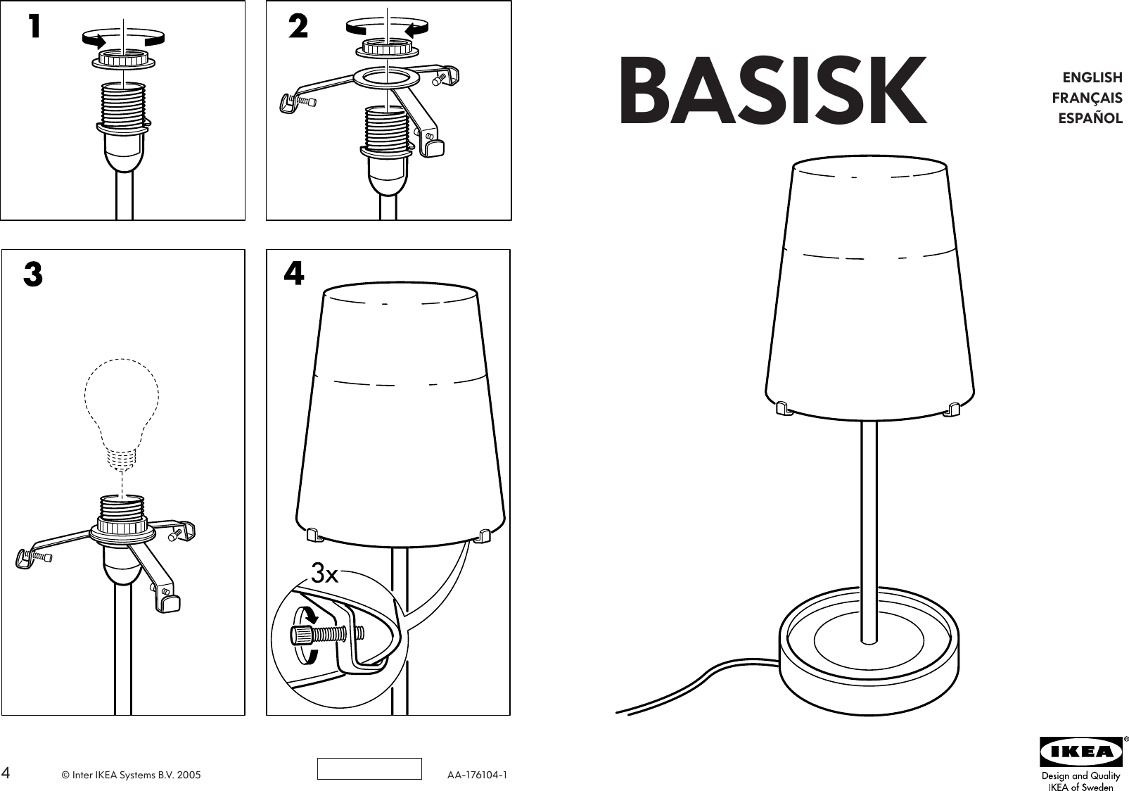 Ikea Lamp Replacement Parts