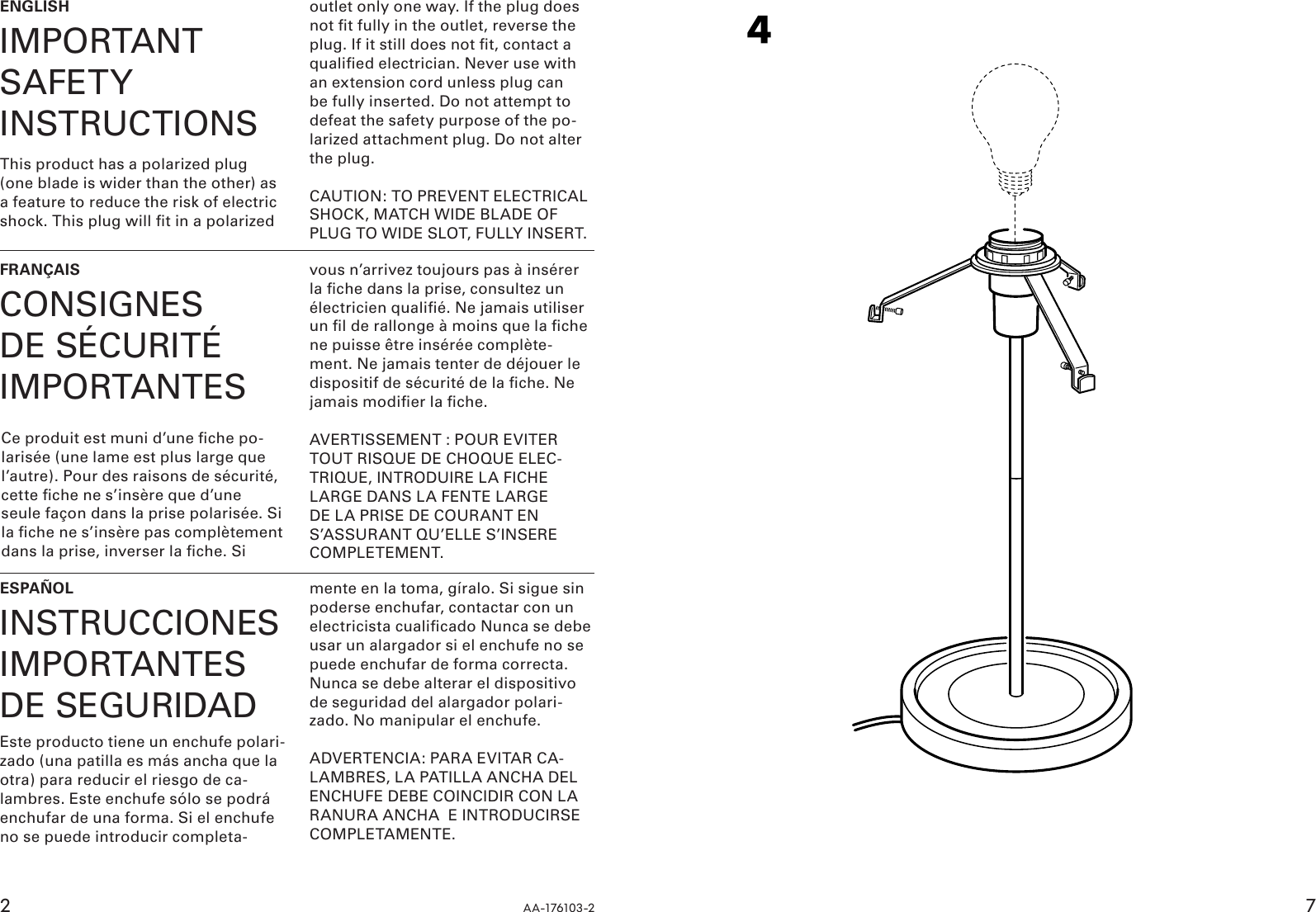 Page 2 of 4 - Ikea Ikea-Basisk-Table-Lamp-21-Assembly-Instruction-5  Ikea-basisk-table-lamp-21-assembly-instruction