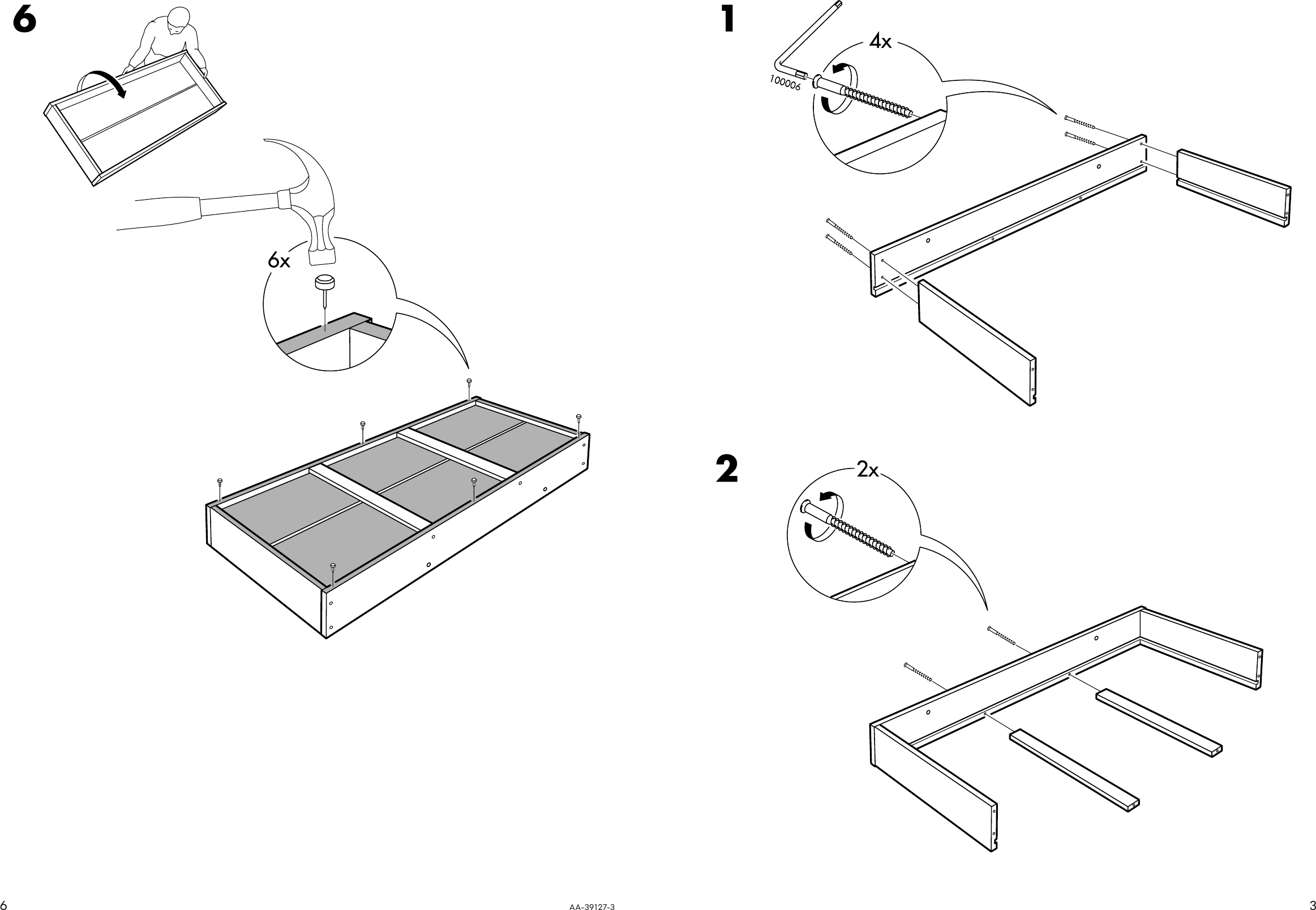 Page 3 of 4 - Ikea Ikea-Beddinge-Bed-Storage-Box-Assembly-Instruction-9  Ikea-beddinge-bed-storage-box-assembly-instruction