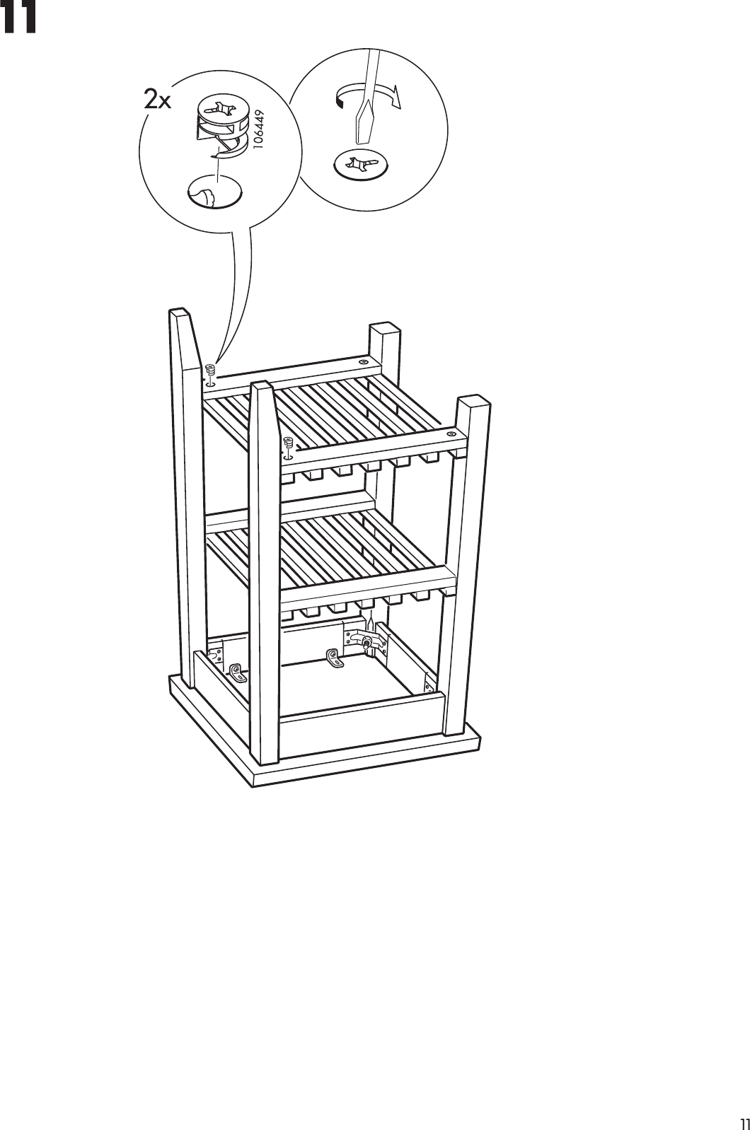Ikea Bekvam Kitchen Cart 23 5 8X19 8 Assembly Instruction