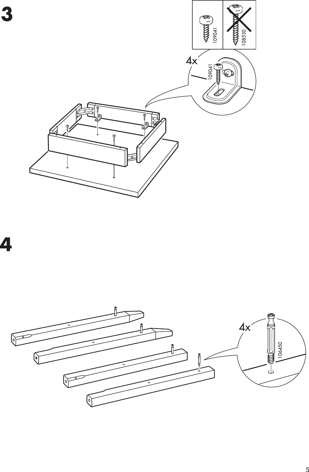 Ikea Bekvam Kitchen Cart 23 5 8X19 8 Assembly Instruction