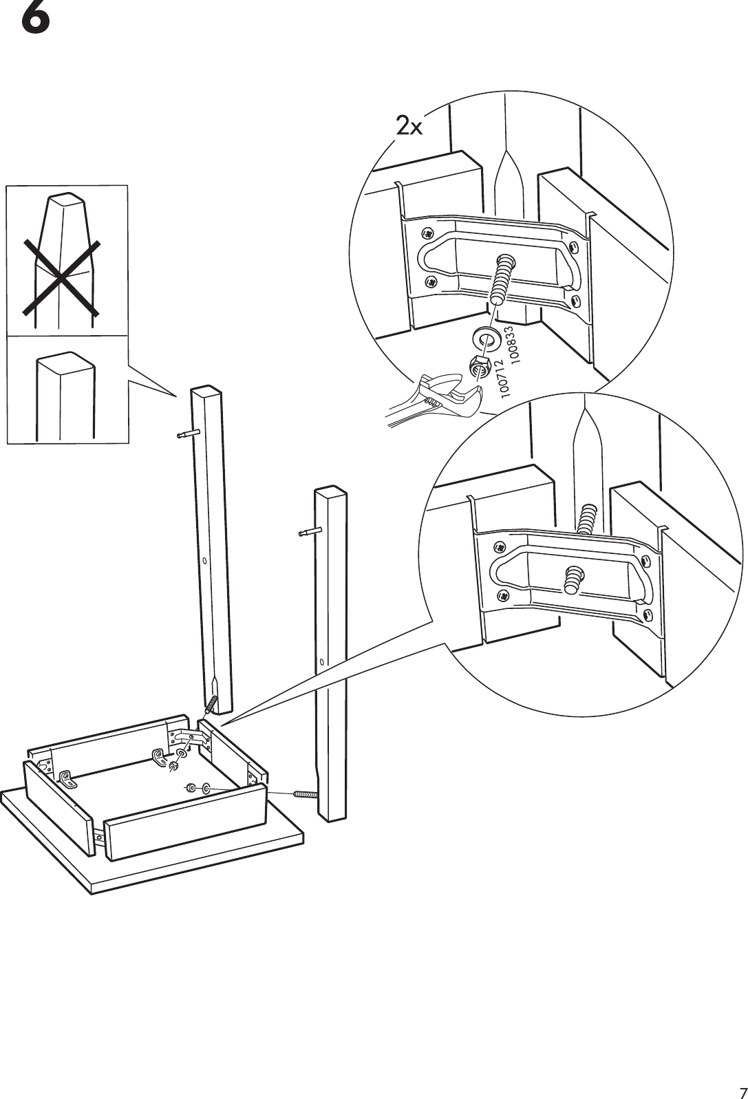 Ikea Bekvam Kitchen Cart 23 5 8X19 8 Assembly Instruction