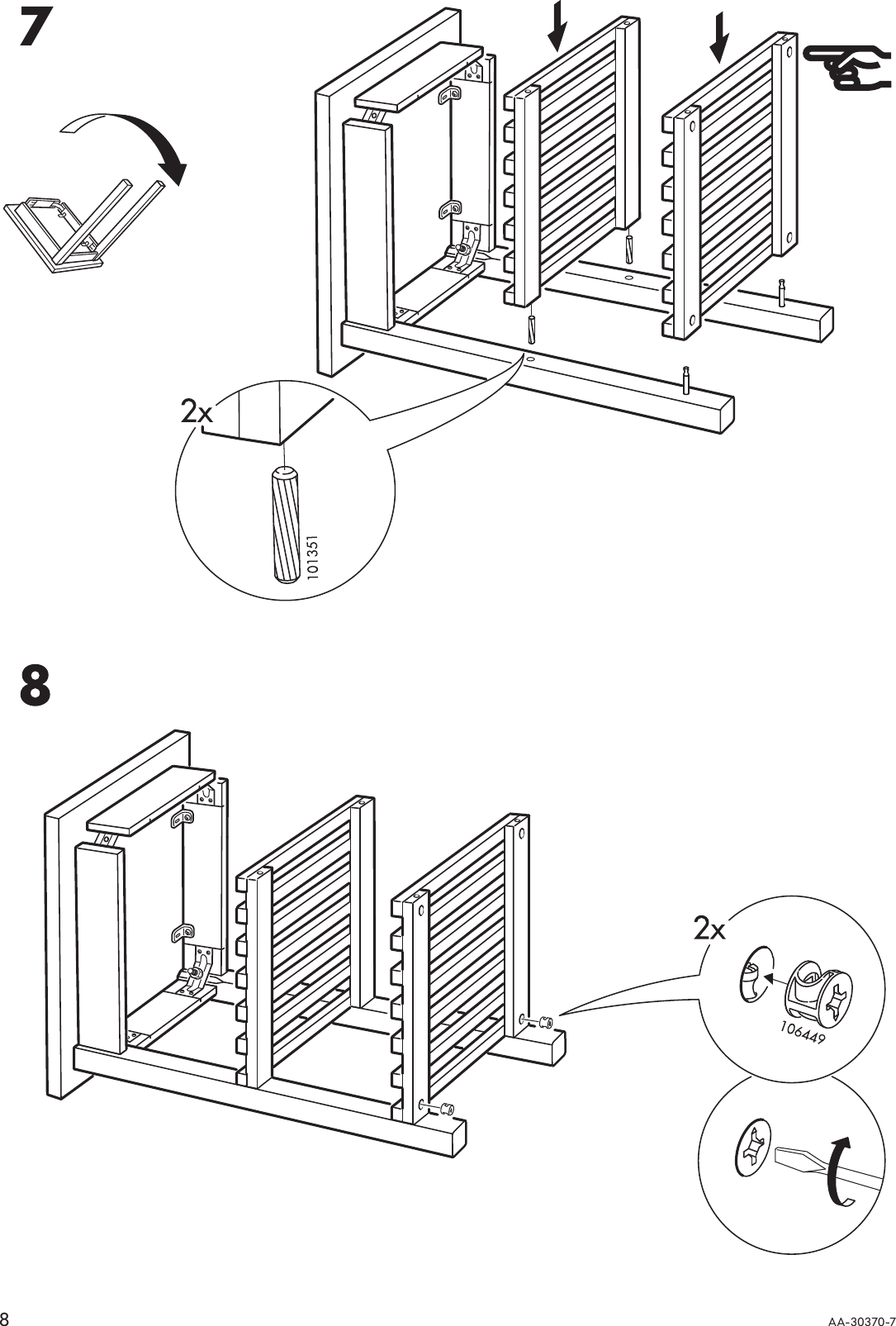 Ikea Bekvam Kitchen Cart 23 5 8X19 8 Assembly Instruction