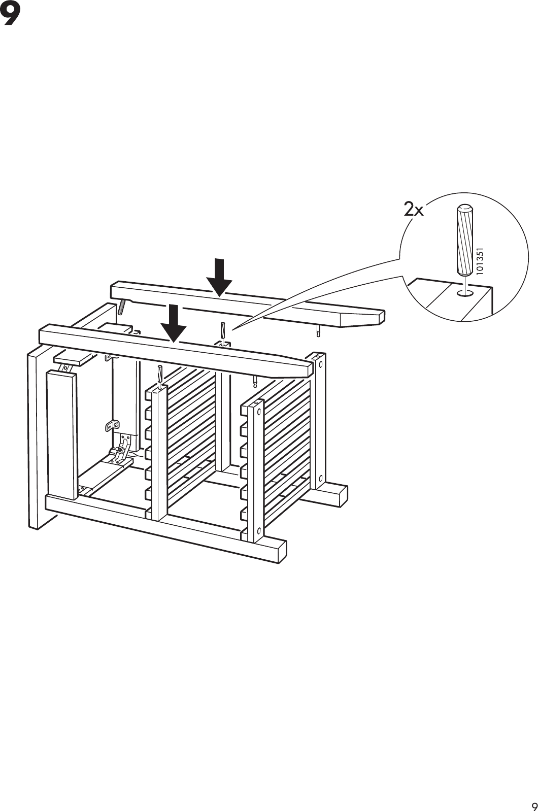 Ikea Bekvam Kitchen Cart 23 5 8X19 8 Assembly Instruction   IkeaBekvamKitchenCart2358X1958AssemblyInstruction.1836255392 User Guide Page 9 