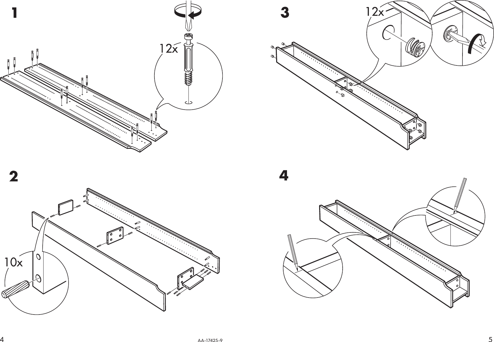 Page 4 of 4 - Ikea Ikea-Benno-Cd-Tower-80-Assembly-Instruction