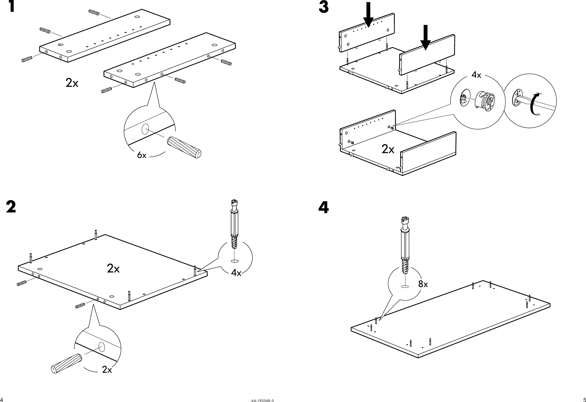 Page 4 of 4 - Ikea Ikea-Benno-Coffee-Table-46-1-2X23-5-8-Assembly-Instruction
