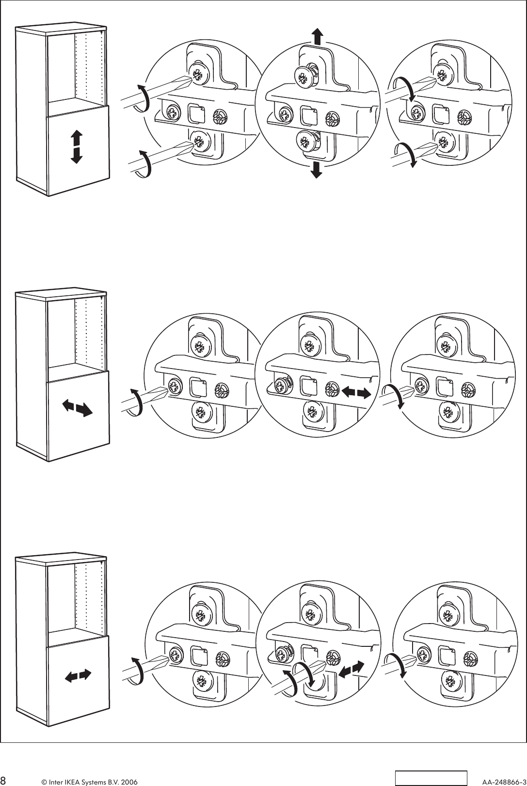 Page 8 of 8 - Ikea Ikea-Besta-Holmbo-Door-23-5-8X15-Assembly-Instruction