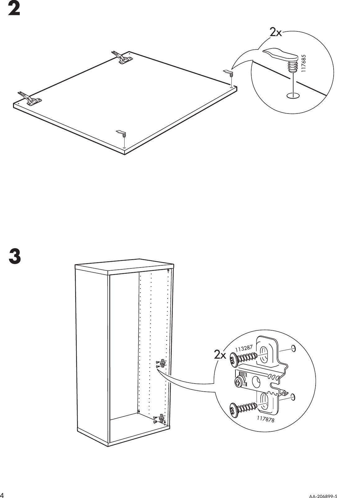 Page 4 of 8 - Ikea Ikea-Besta-Norum-Door-24X15-Assembly-Instruction