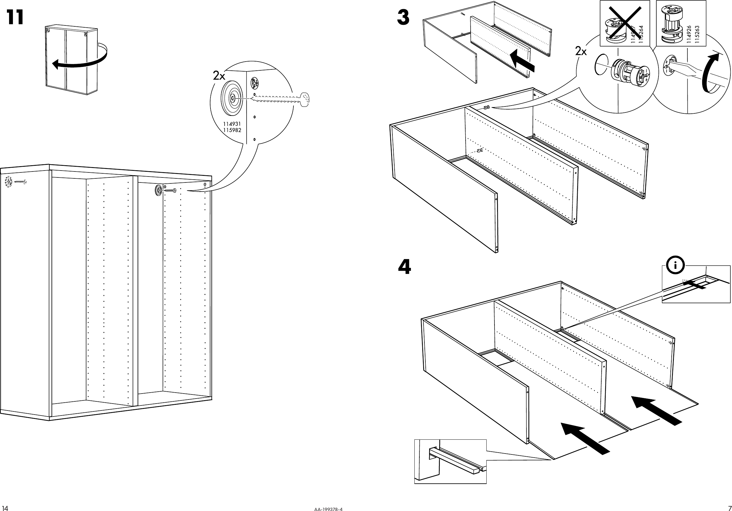 Page 7 of 10 - Ikea Ikea-Besta-Shelf-Unit-47X50-Assembly-Instruction