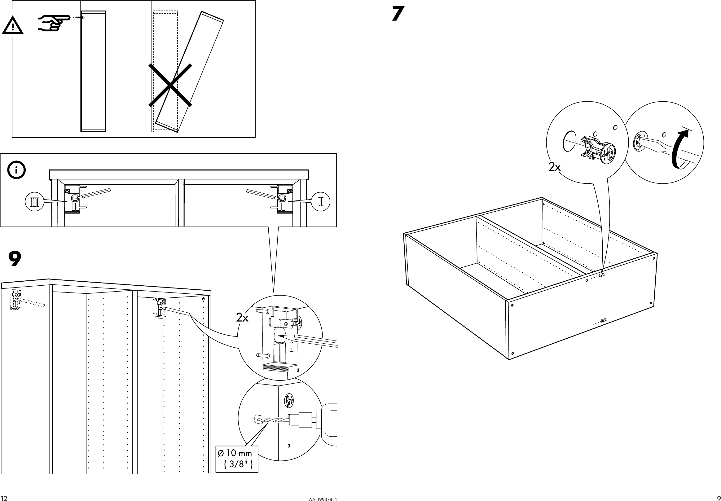 Page 9 of 10 - Ikea Ikea-Besta-Shelf-Unit-47X50-Assembly-Instruction