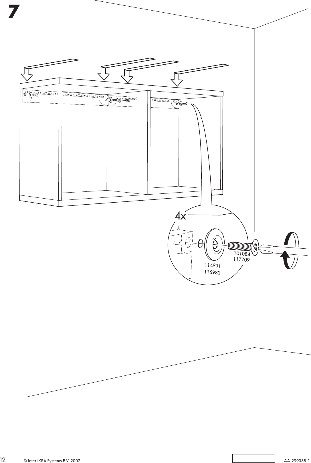 Page 12 of 12 - Ikea Ikea-Besta-Suspension-Rail-23-5-8-Assembly-Instruction