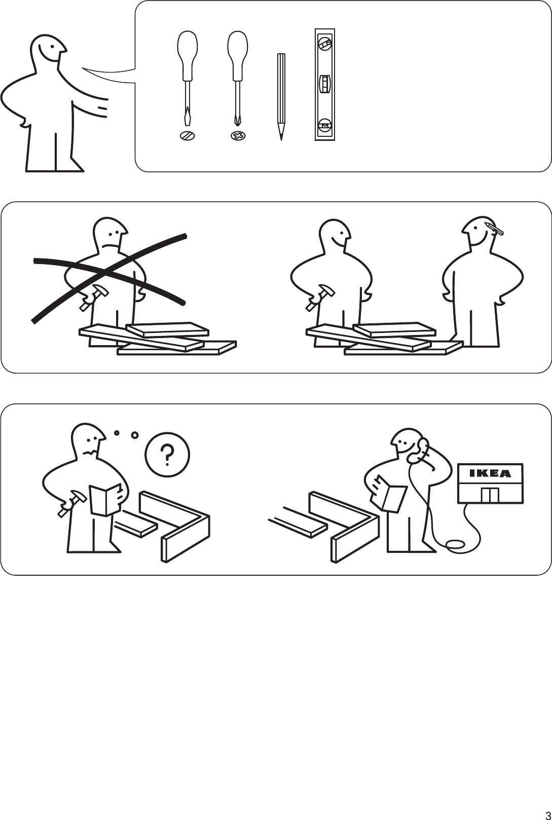 Page 3 of 12 - Ikea Ikea-Besta-Suspension-Rail-23-5-8-Assembly-Instruction