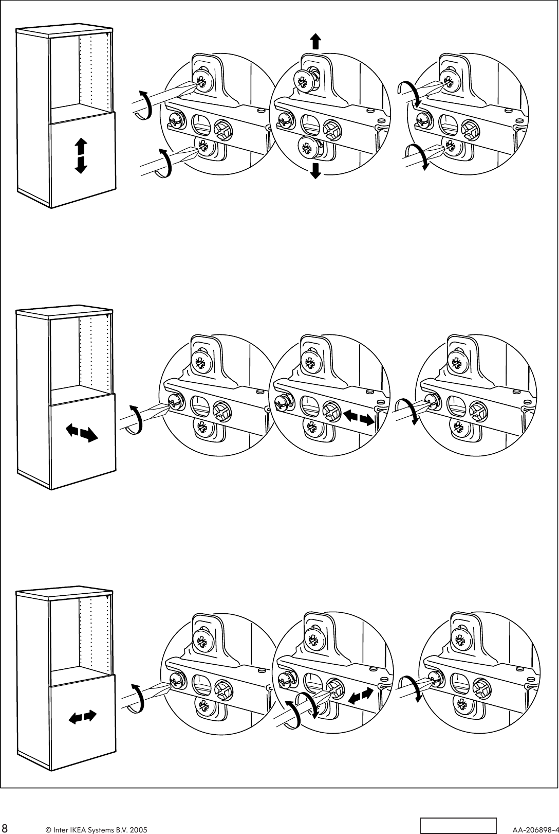 Page 8 of 8 - Ikea Ikea-Besta-Tofta-Door-24X15-Assembly-Instruction