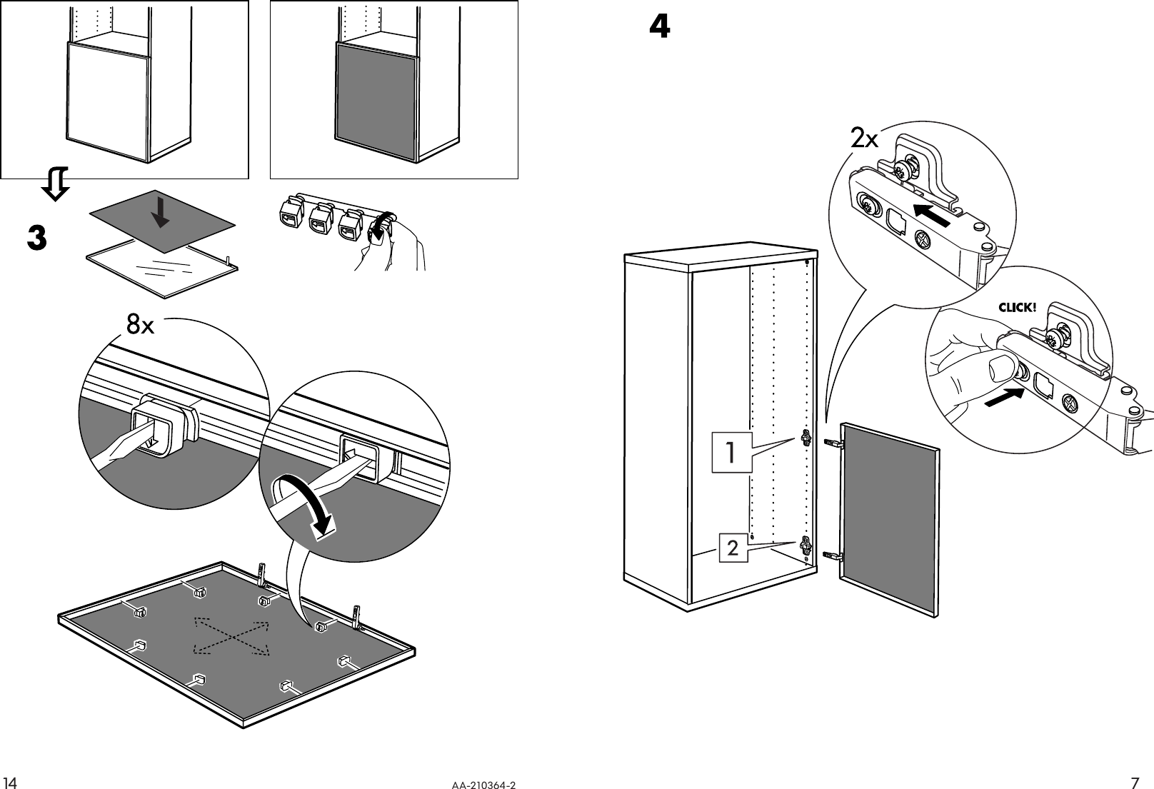 Page 7 of 10 - Ikea Ikea-Besta-Tombo-Glass-Door-23-5-8X15-Alum-Assembly-Instruction