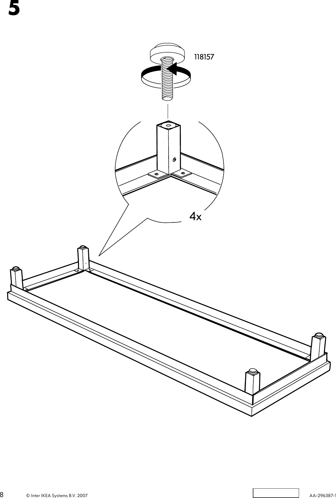 Page 8 of 8 - Ikea Ikea-Besta-Underframe-Assembly-Instruction