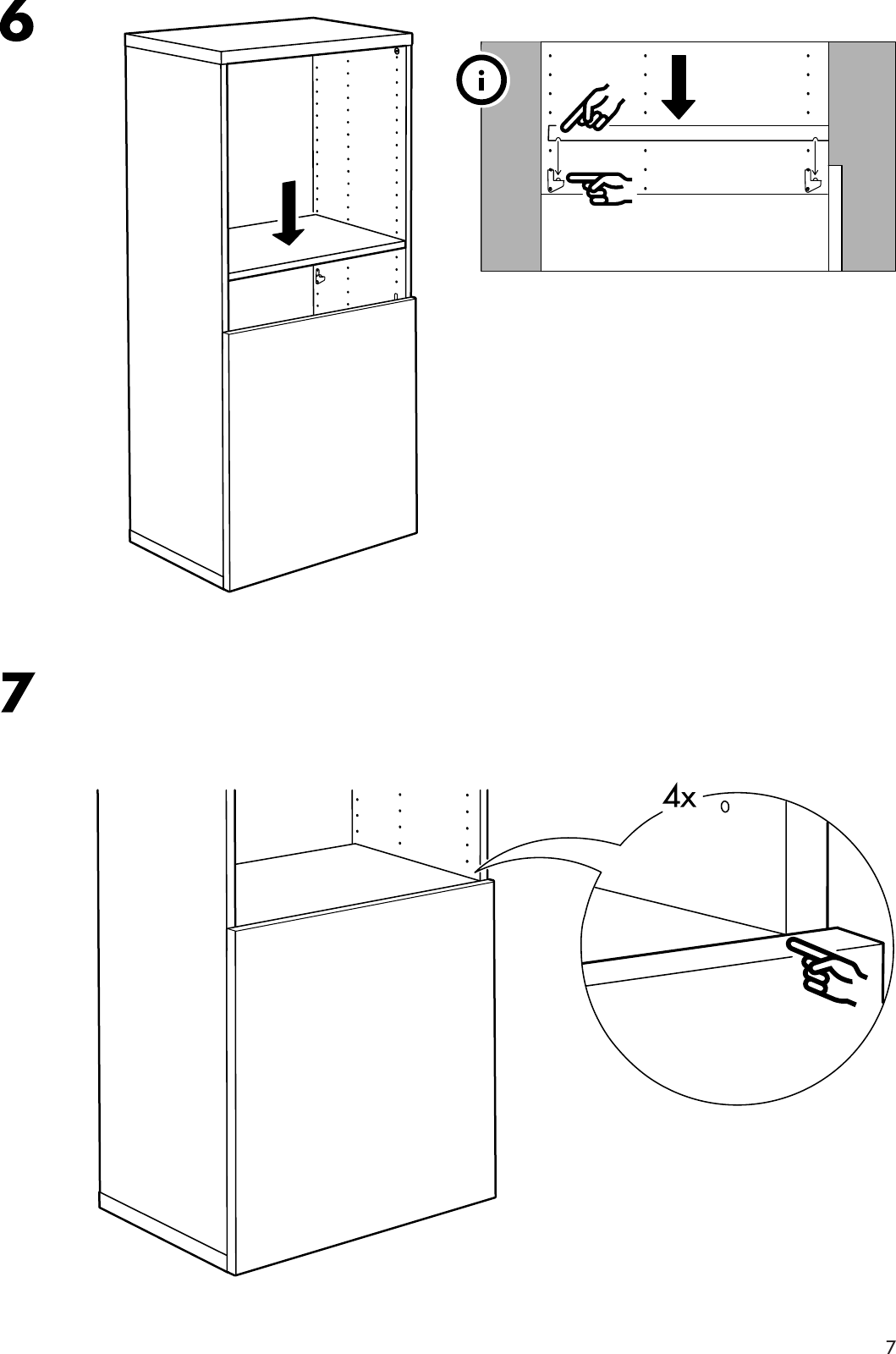 Page 7 of 8 - Ikea Ikea-Besta-Vara-Door-23-5-8X15-Assembly-Instruction