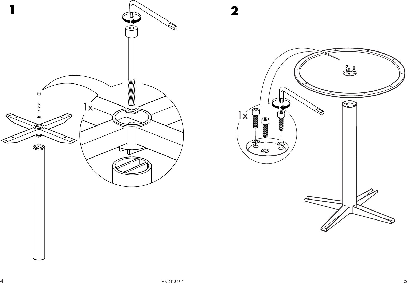 Page 4 of 4 - Ikea Ikea-Billsta-Round-Table-Underframe-28-3-8-Assembly-Instruction