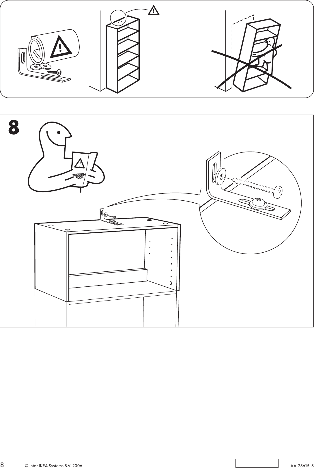 Ikea Billy Height Extension Unit Assembly Instruction