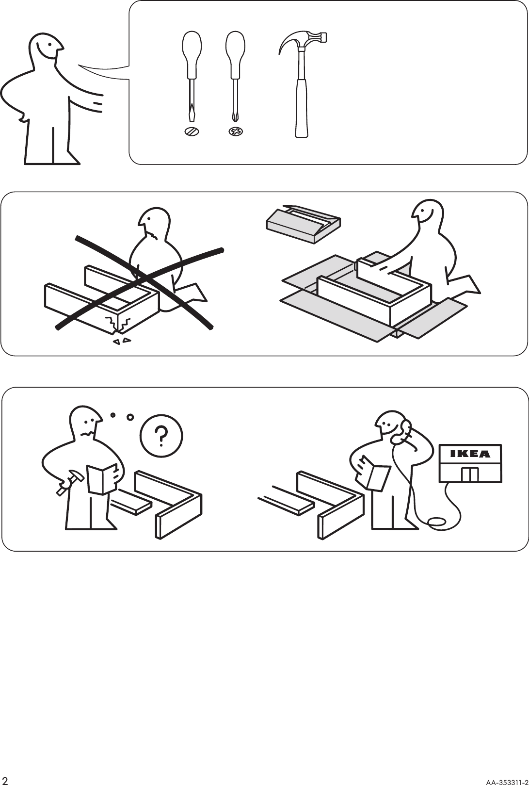 Page 2 of 12 - Ikea Ikea-Bjursta-Bench-Assembly-Instruction