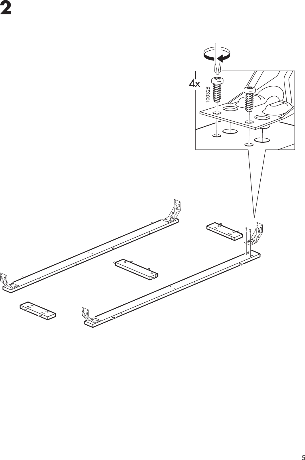 Page 5 of 12 - Ikea Ikea-Bjursta-Bench-Assembly-Instruction